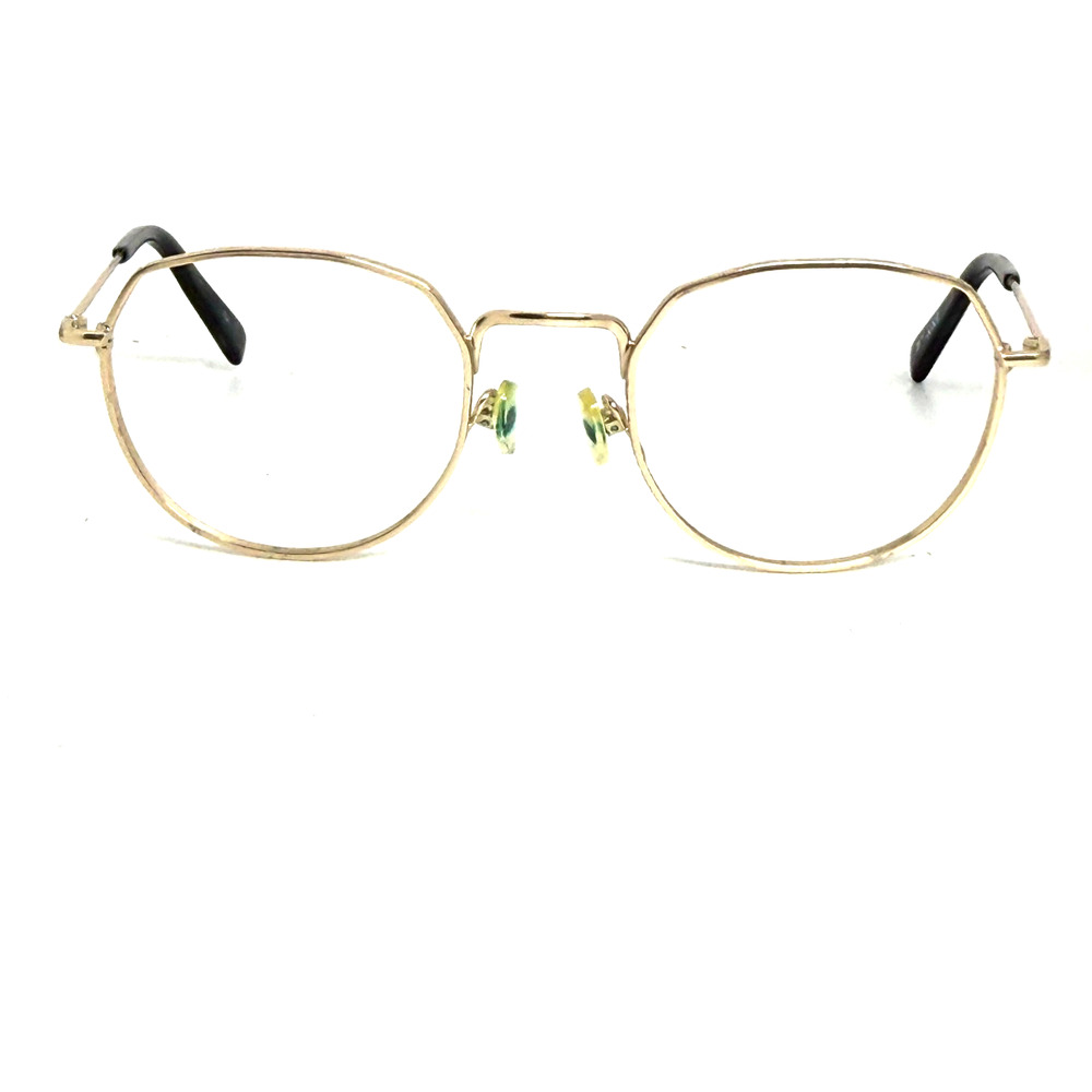 Zenni Eyeglasses Frames Gold‎ Full Rim H19610
